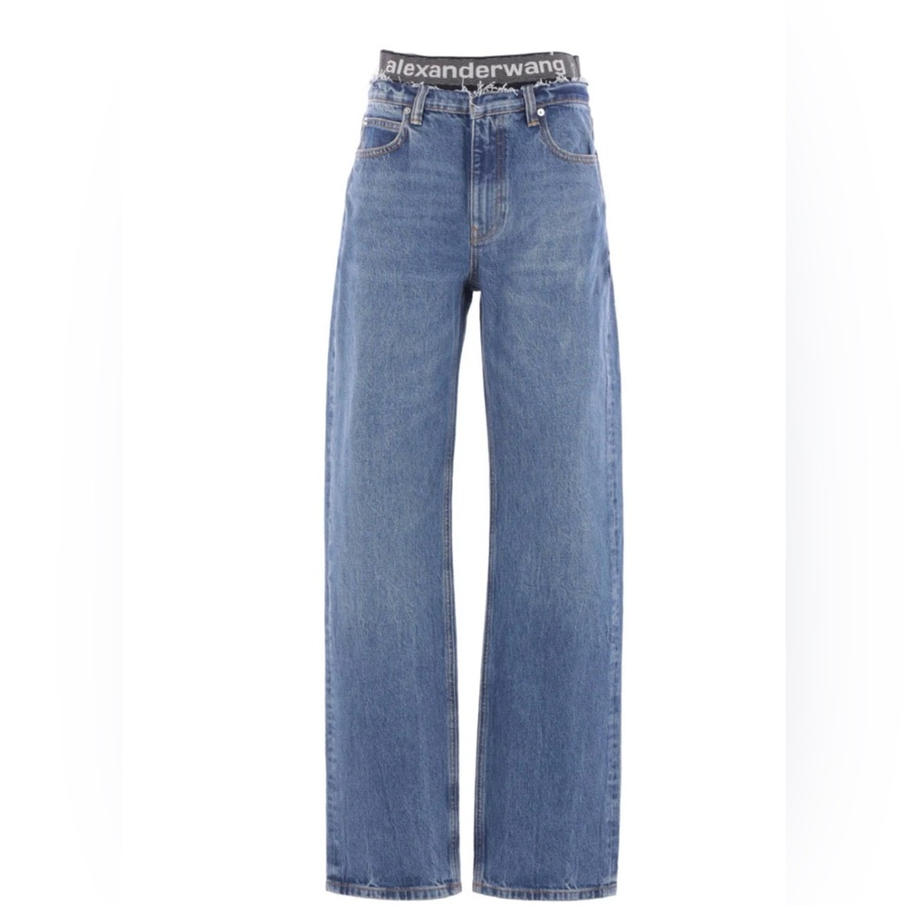 Alexander Wang Denim Wide-Leg Jeans